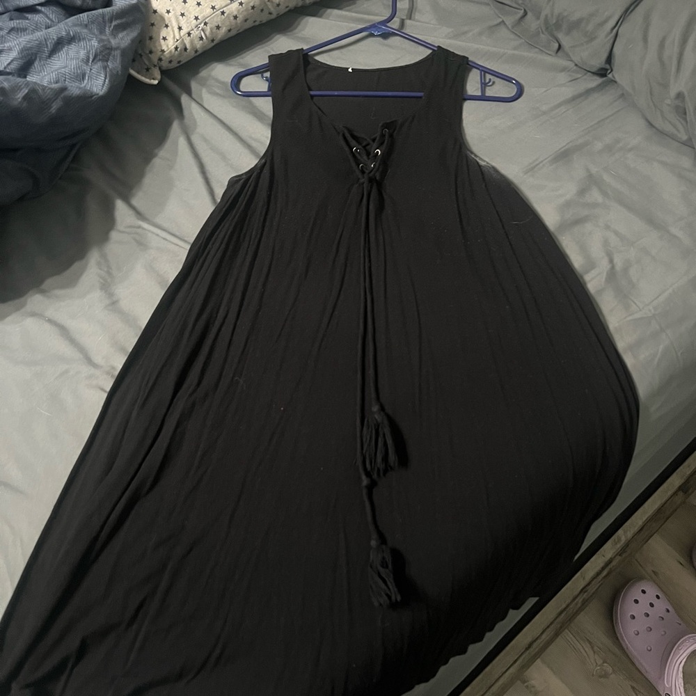 Black tank top dress